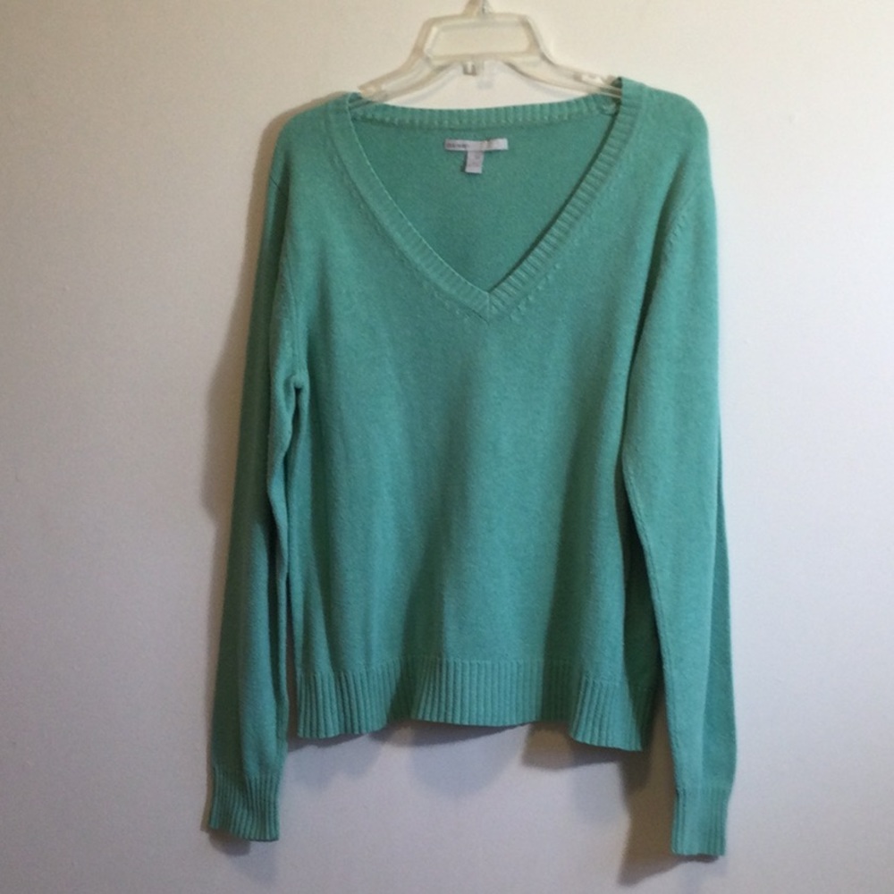 Old Navy Turquoise V-Neck Sweater, size XXL - Picture 1 of 7